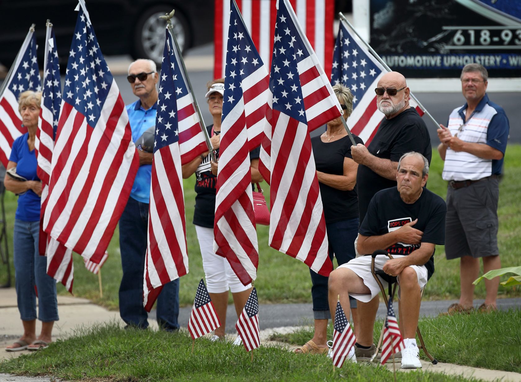 Funeral in Waterloo for Illinois State Trooper Nick Hopkins